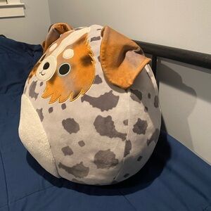 Squishmallows Gray and Brown Dog Plush